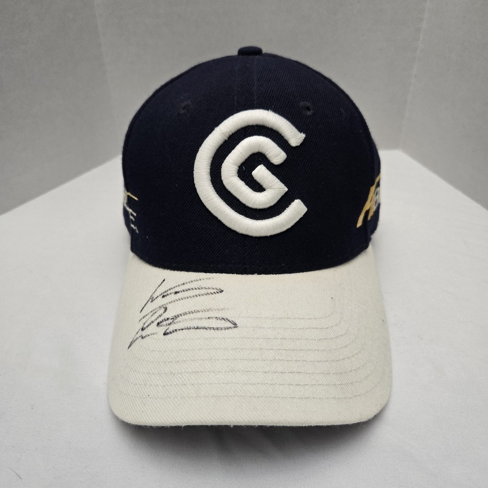 Vintage Cali Fame Branded Cleveland Golf Hat‎ Autographed Woody Austin 7 1/8